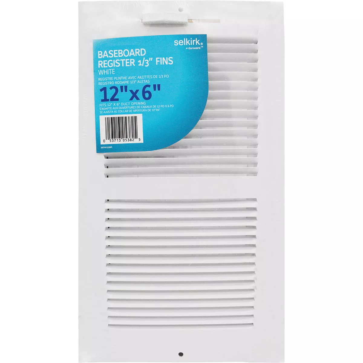 Selkirk 10 In. x 6 In. White Wall Register - photo 2