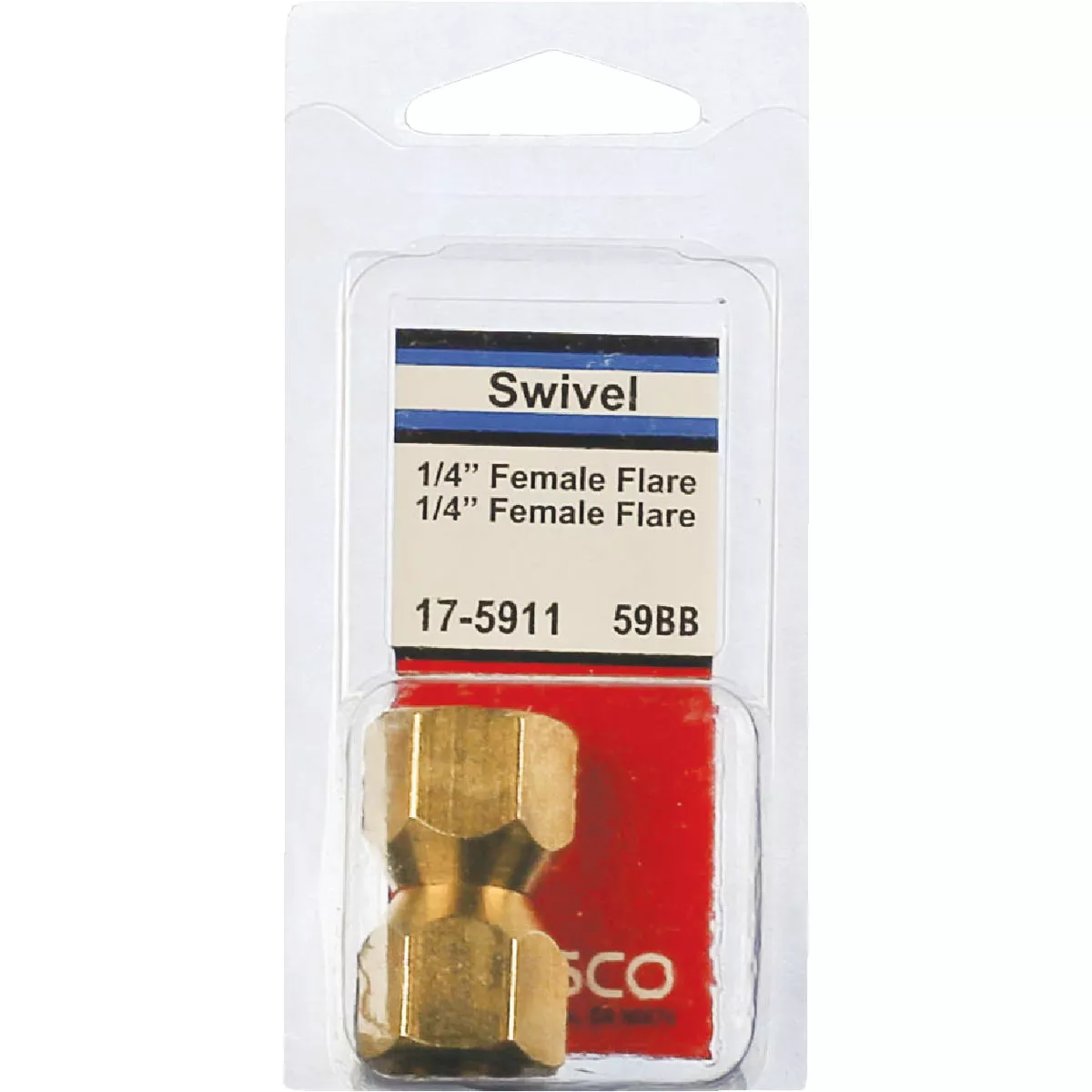 Lasco 1/4 In. Brass Flare Swivel Union - photo 2