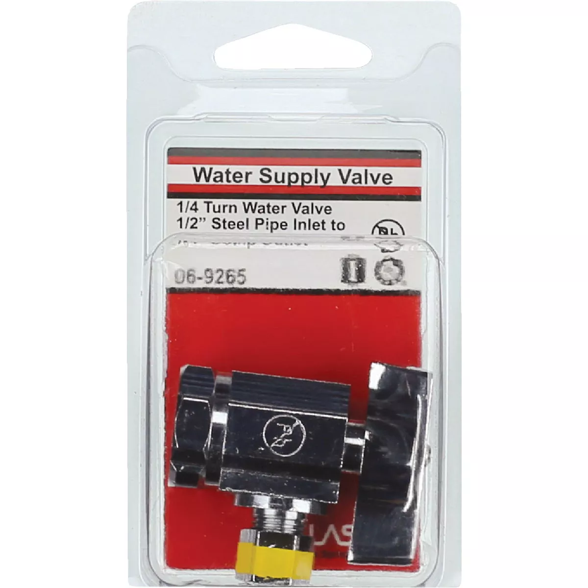 Lasco 1/2 In. IP Inlet x 1/4 In. C Outlet 1/4 Turn Angle Valve - photo 2