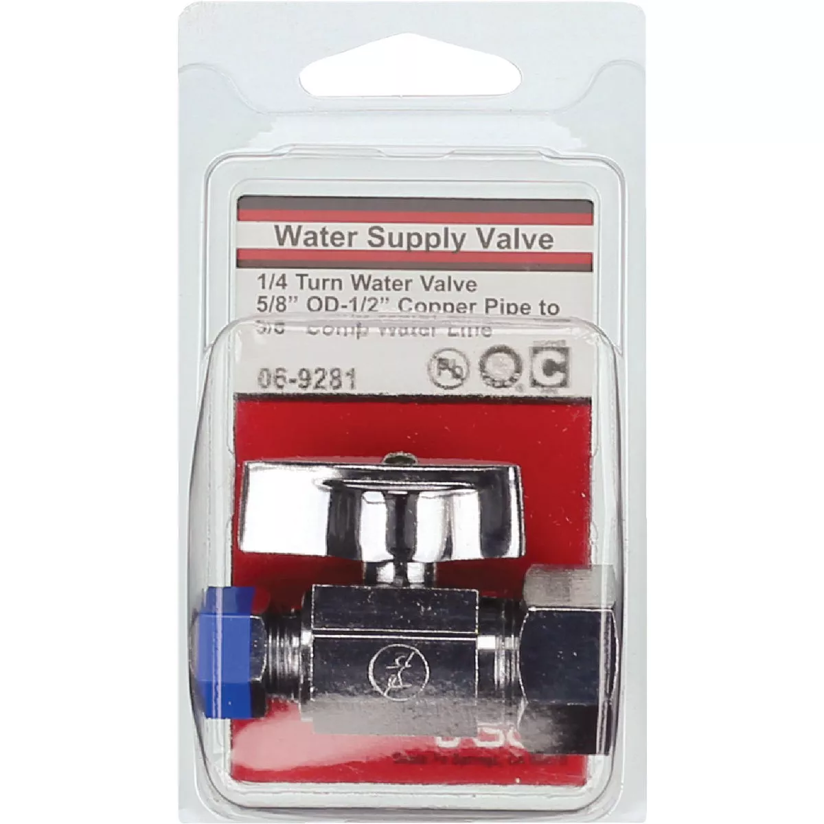 Lasco 5/8 In. Copper C Inlet x 3/8 In. C Outlet Brass Straight Stop Valve - photo 2