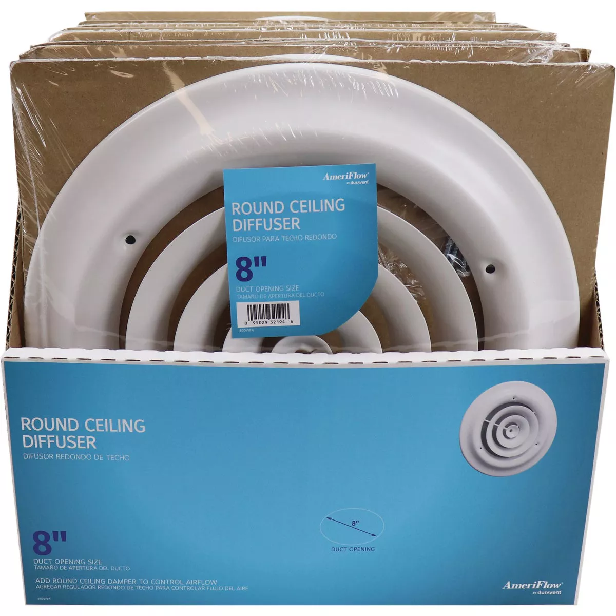 Selkirk 8 In. Round Ceiling Diffuser - photo 4