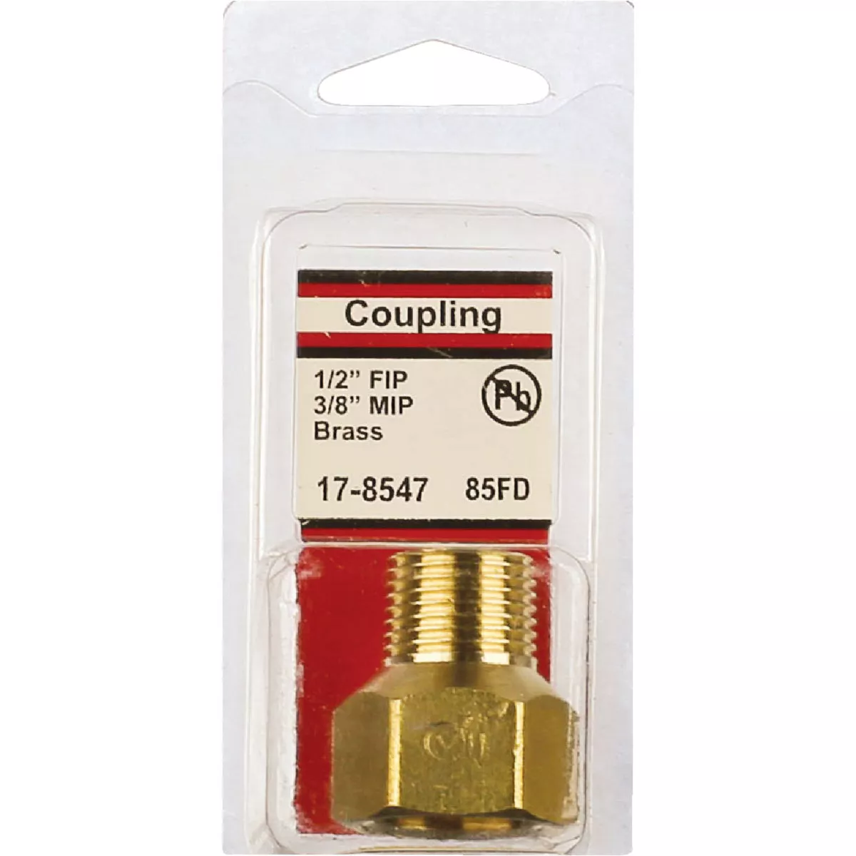 Lasco 1/2 In. FPT x 3/8 In. MPT Brass Adapter - photo 2