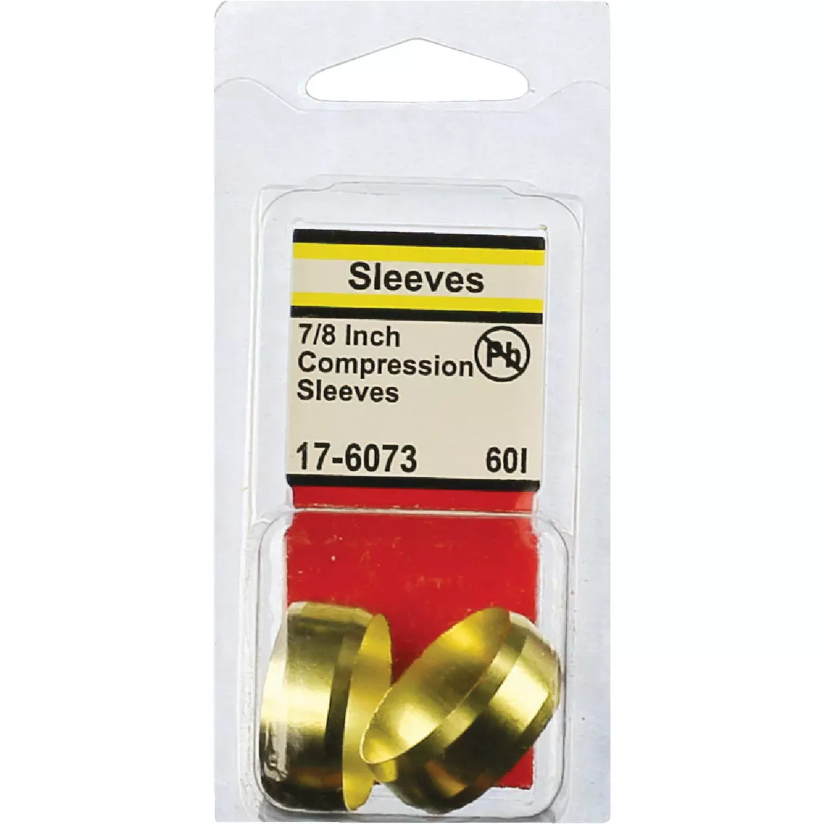 Lasco 7/8 In. Brass Compression Sleeve (2-Pack) - photo 2
