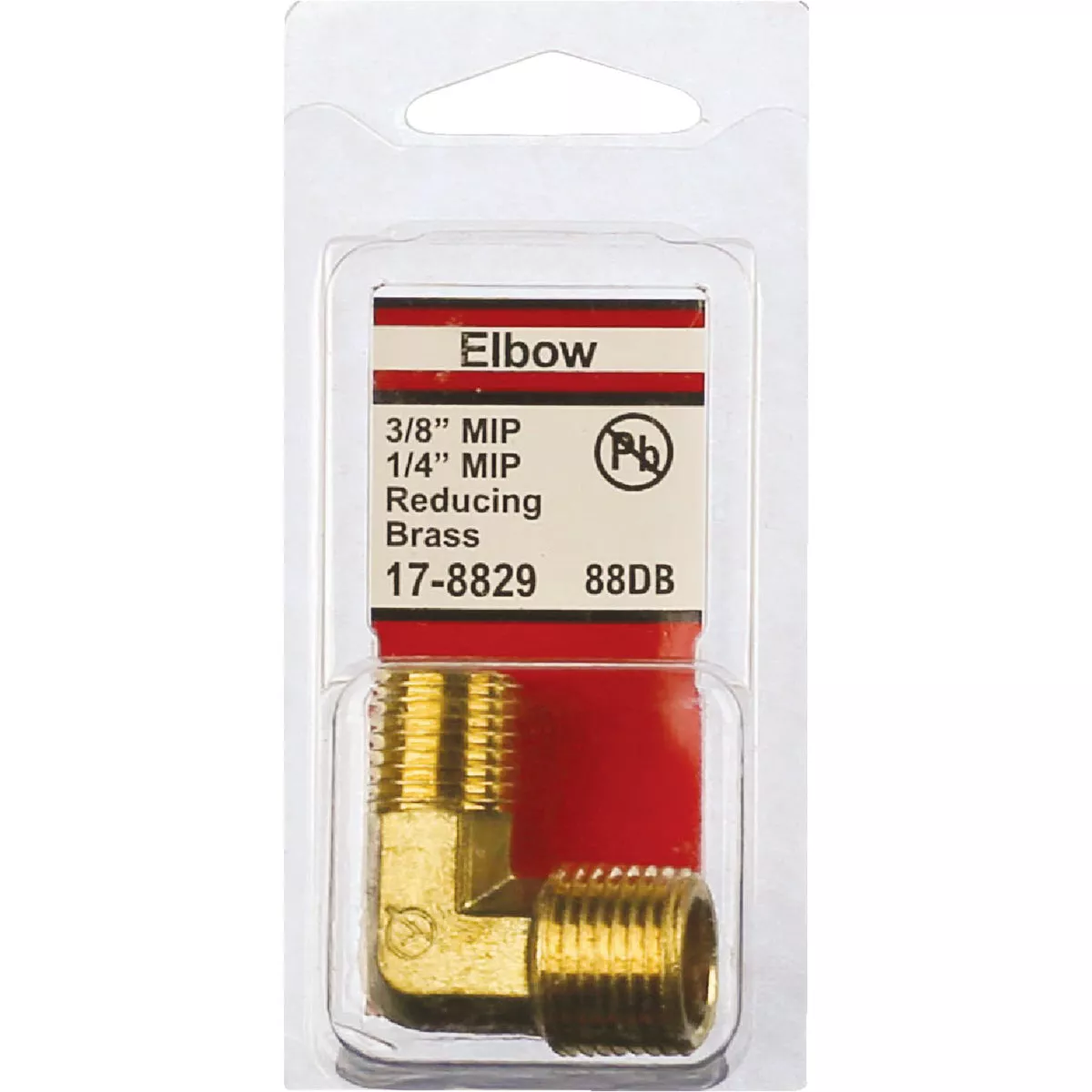 Lasco 3/8 In. MPT x 1/4 In. MPT 90 Deg. Brass Elbow (1/4 Bend) - photo 2