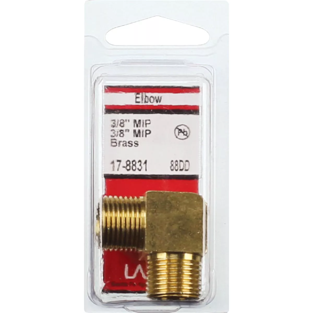 Lasco 3/8 In. MPT x 3/8 In. MPT 90 Deg. Brass Elbow (1/4 Bend) - photo 2