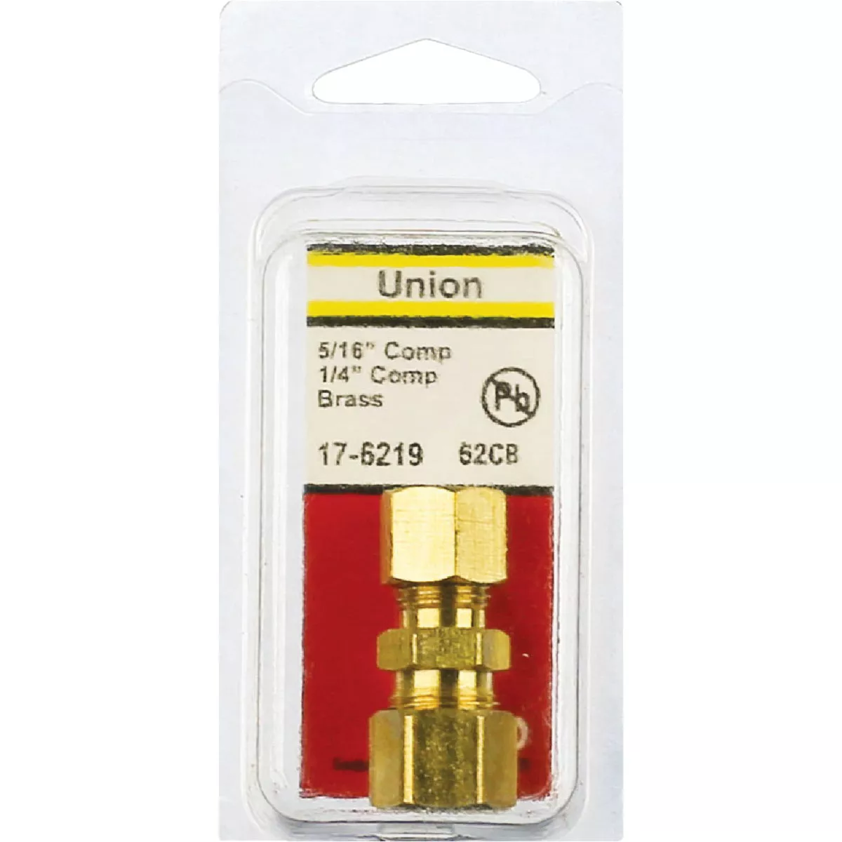 Lasco 5/16 In. x 1/4 In. Brass Reducing Compression Union - photo 2
