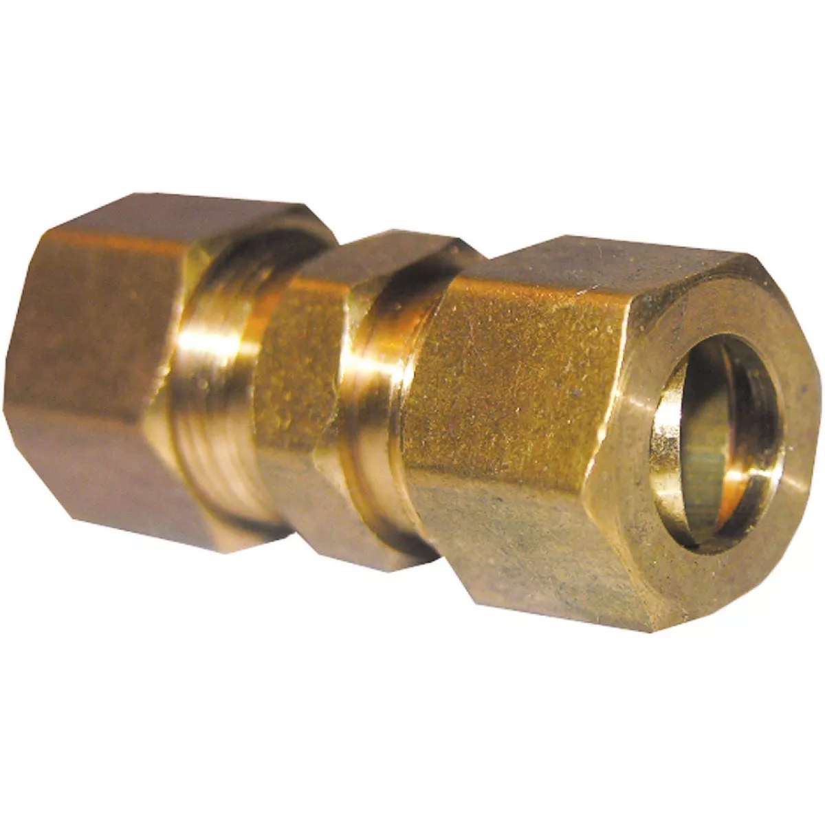 Lasco 3/8 In. x 1/4 In. Brass Reducing Compression Union