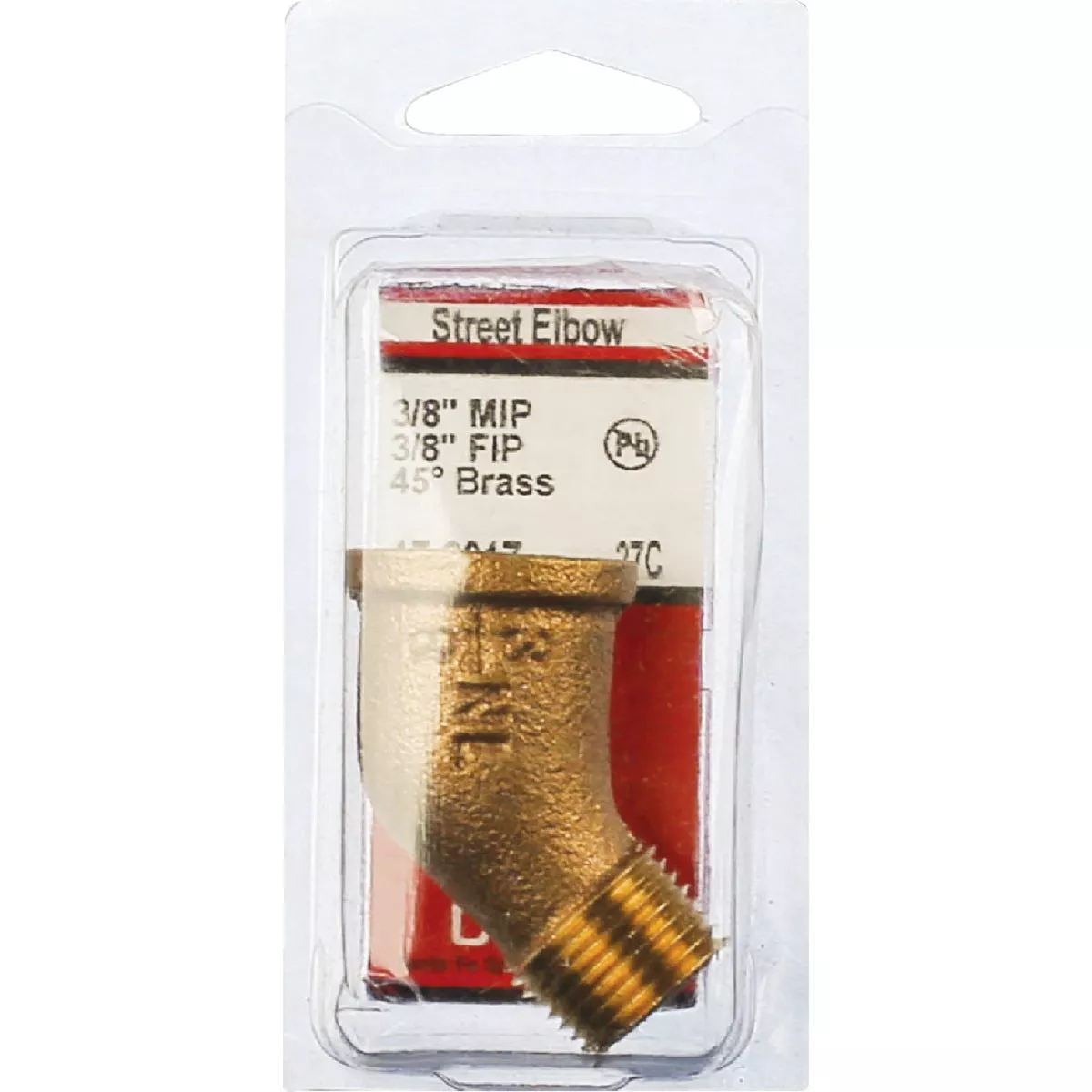 Lasco 3/8 In. FPT x 3/8 In. MPT 45 Deg. Brass Street Elbow (1/8 Bend) - photo 2