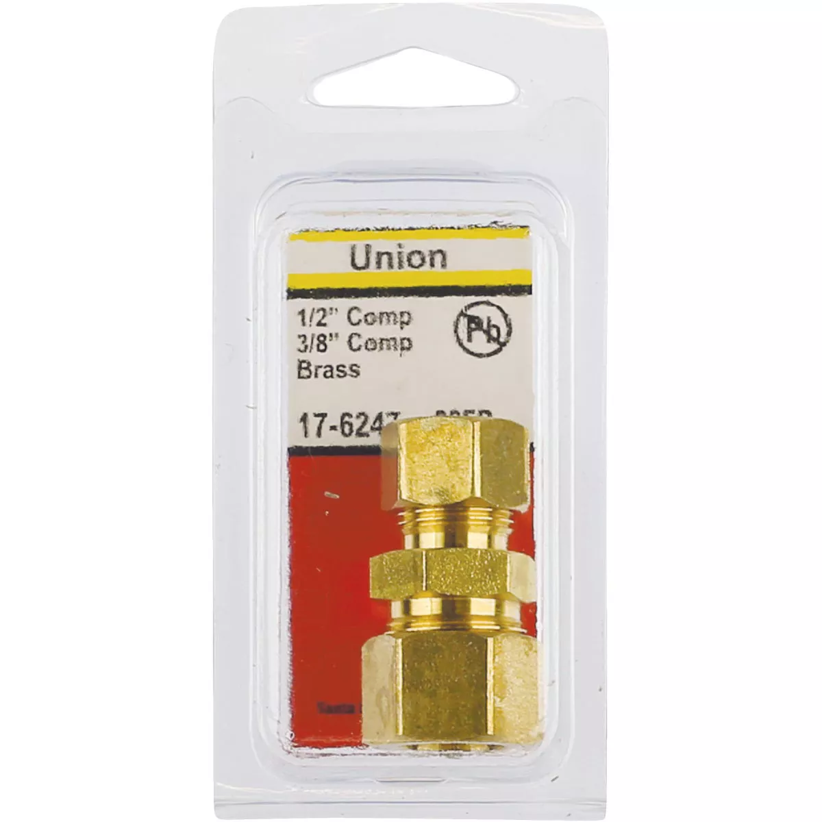 Lasco 1/2 In. x 3/8 In. Brass Reducing Compression Union - photo 2