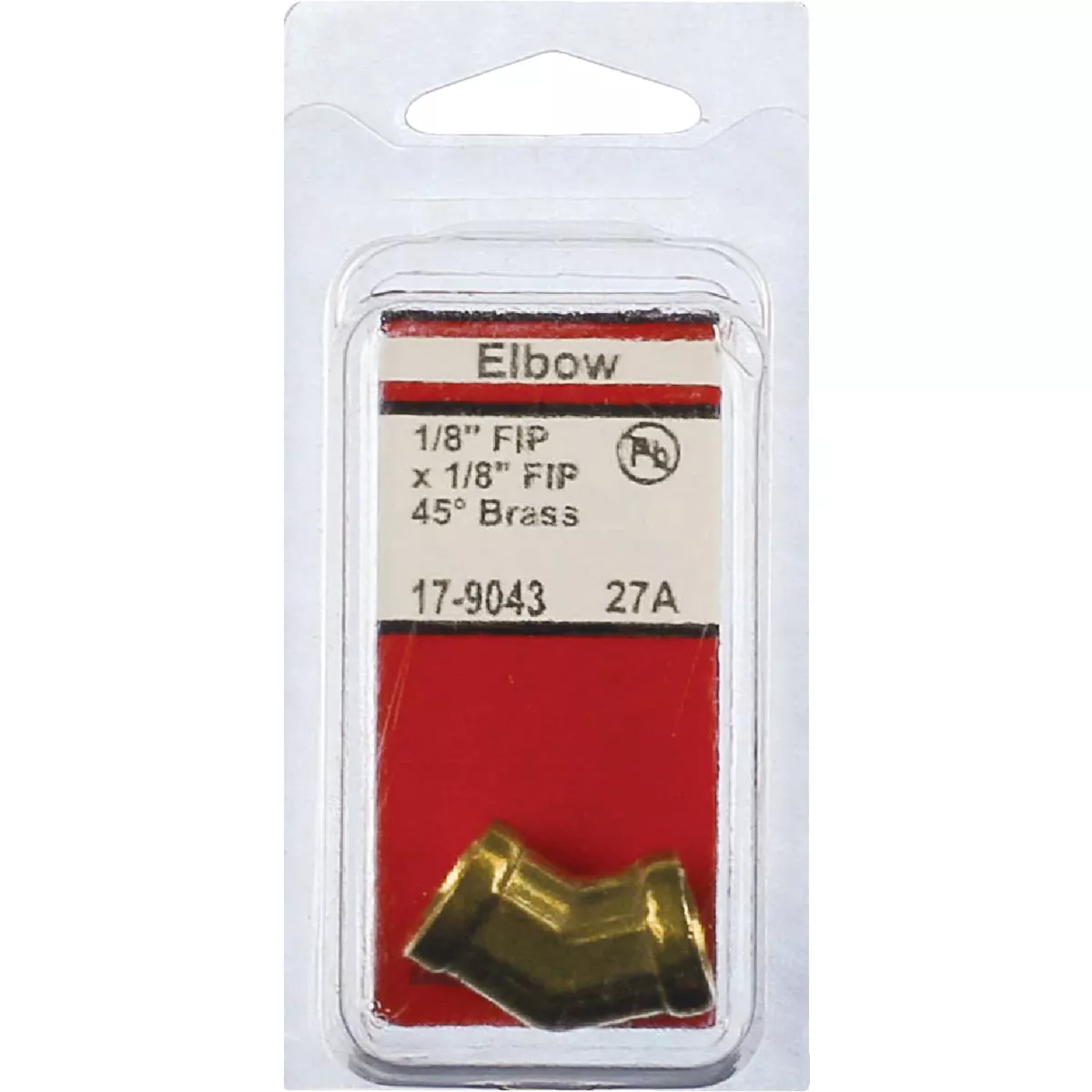 Lasco 1/8 In. FPT x 1/8 In. FPT 45 Deg. Brass Elbow (1/8 Bend) - photo 2