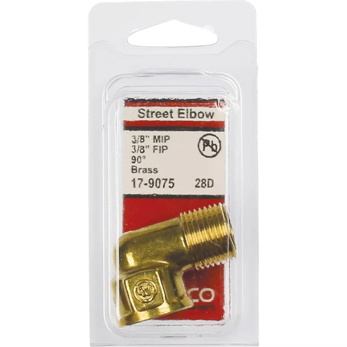 Lasco 3/8 In. FPT x 3/8 In. MPT 90 Deg. Street Brass Elbow (1/4 Bend) - photo 2