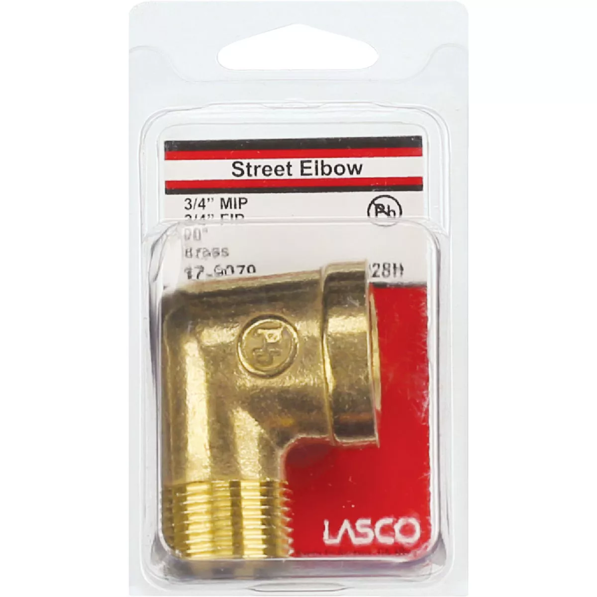 Lasco 3/4 In. FPT x 3/4 In. MPT 90 deg Street Brass Elbow - photo 2