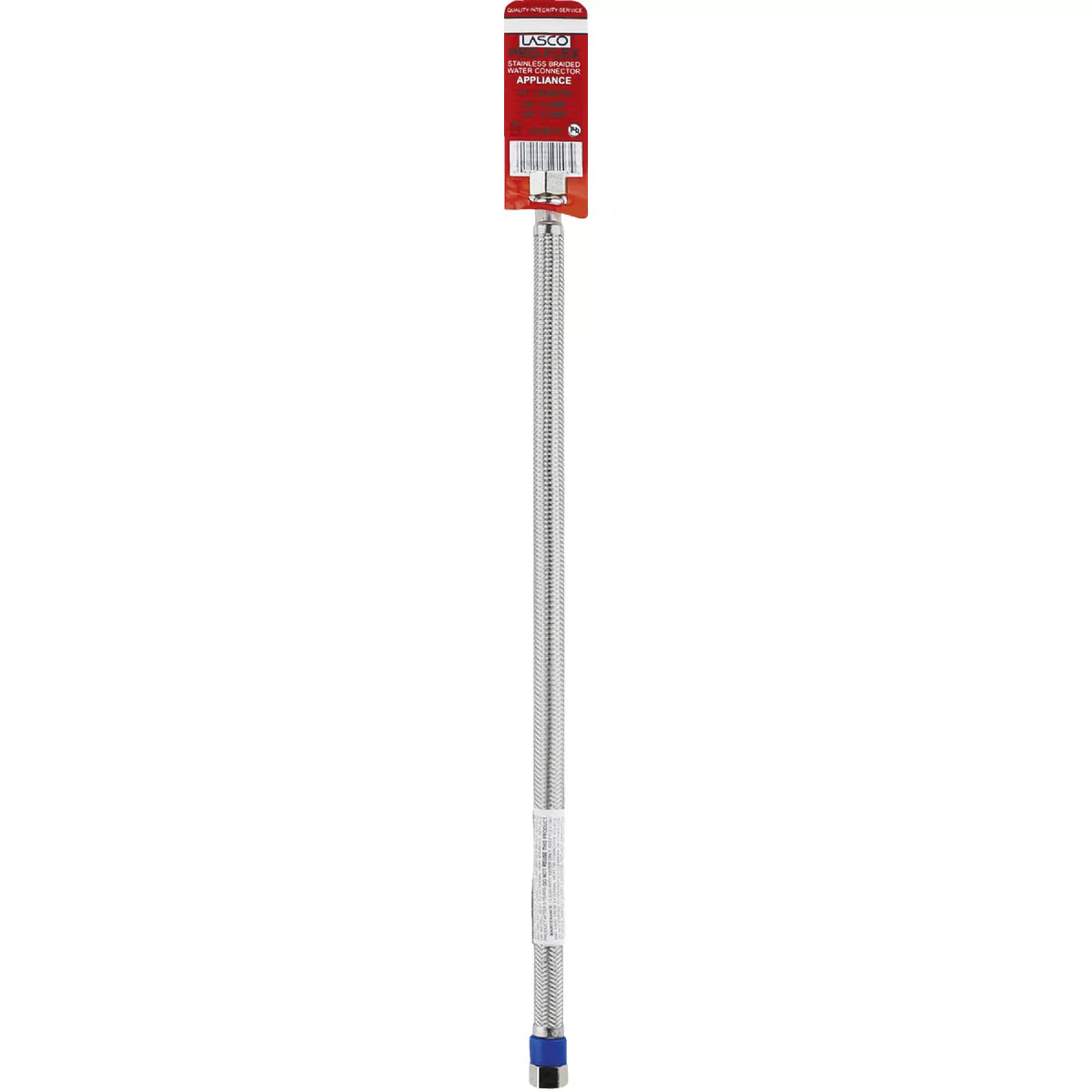 Lasco 3/8 In.C x 3/8 In.C x 16 In. L Braided Stainless Steel Flex Line Appliance Water Connector - photo 2