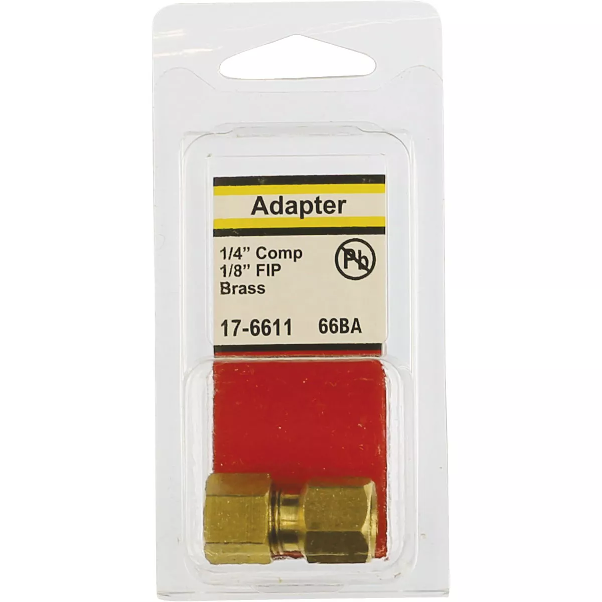 Lasco 1/4 In. C x 1/8 In. FPT Brass Compression Adapter - photo 2