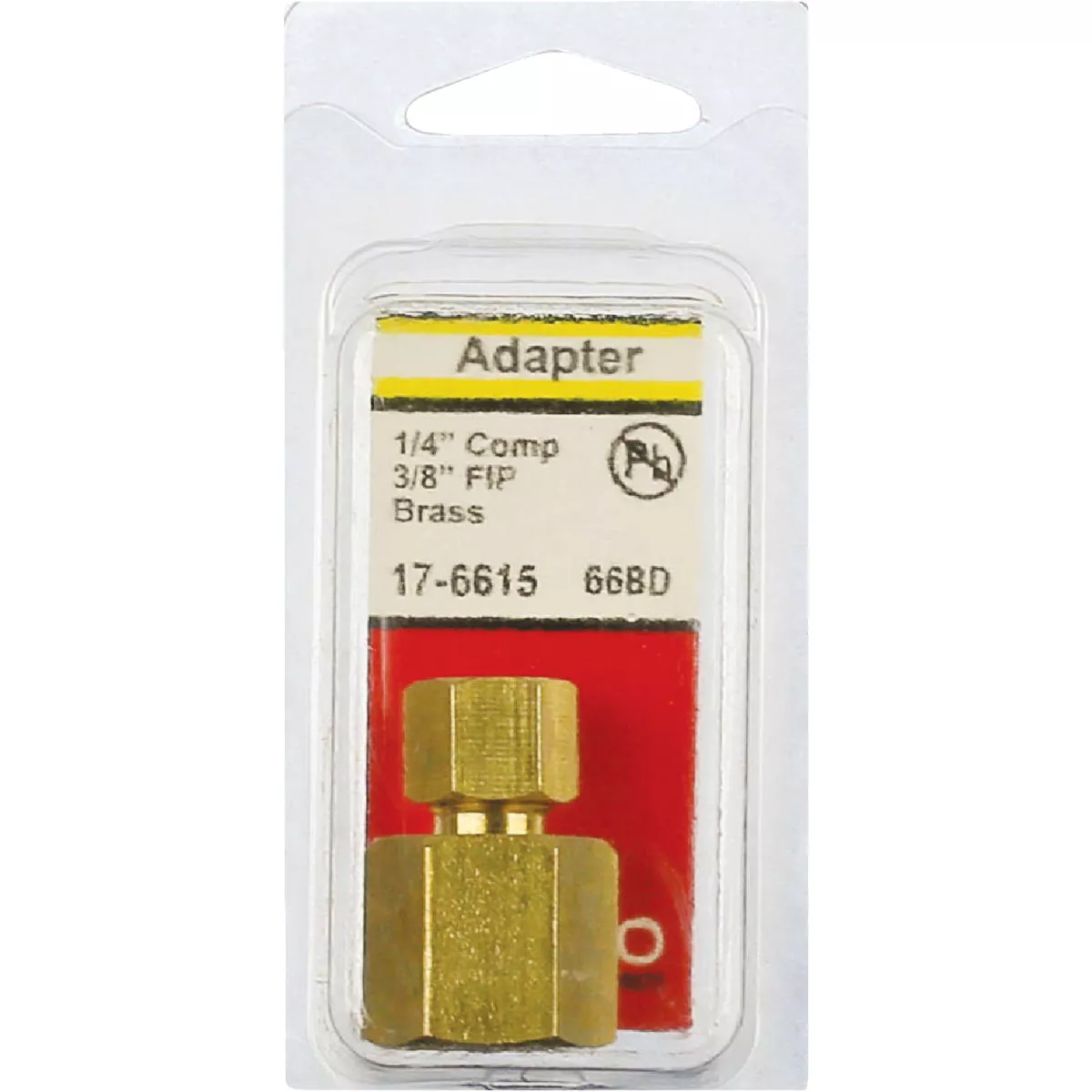 Lasco 1/4 In. C x 3/8 In. FPT Brass Compression Adapter - photo 2