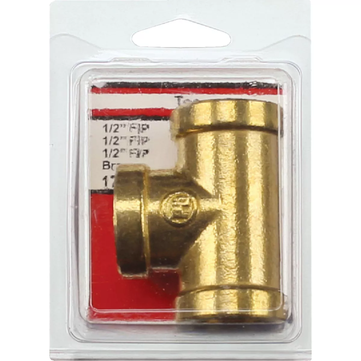 Lasco 1/2 In. FPT Yellow Brass Tee - photo 2