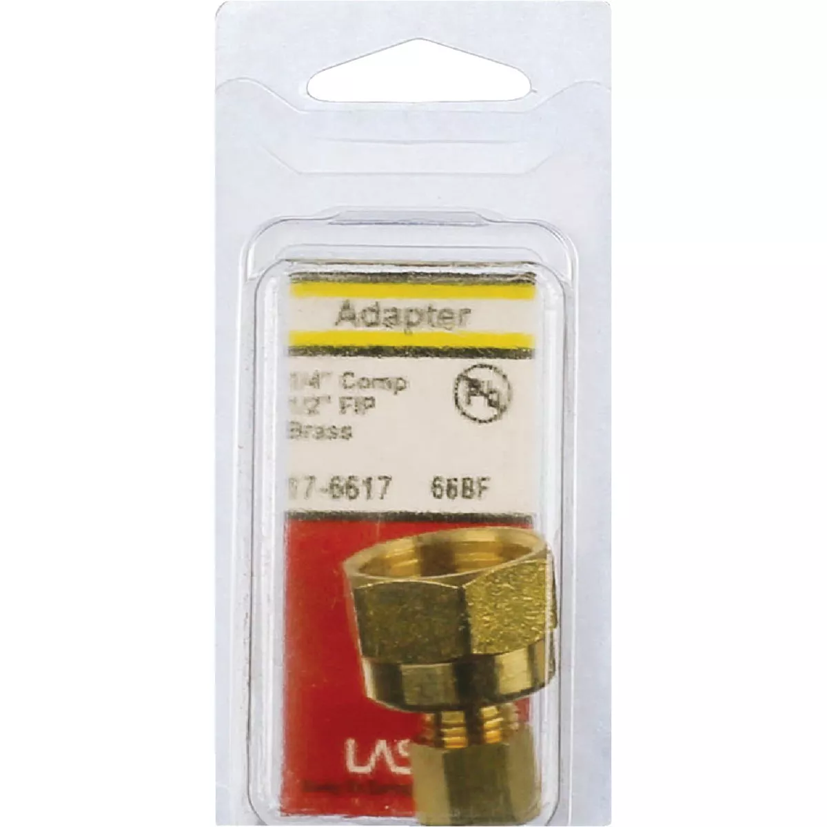 Lasco 1/4 In. C x 1/2 In. FPT Brass Compression Adapter - photo 2
