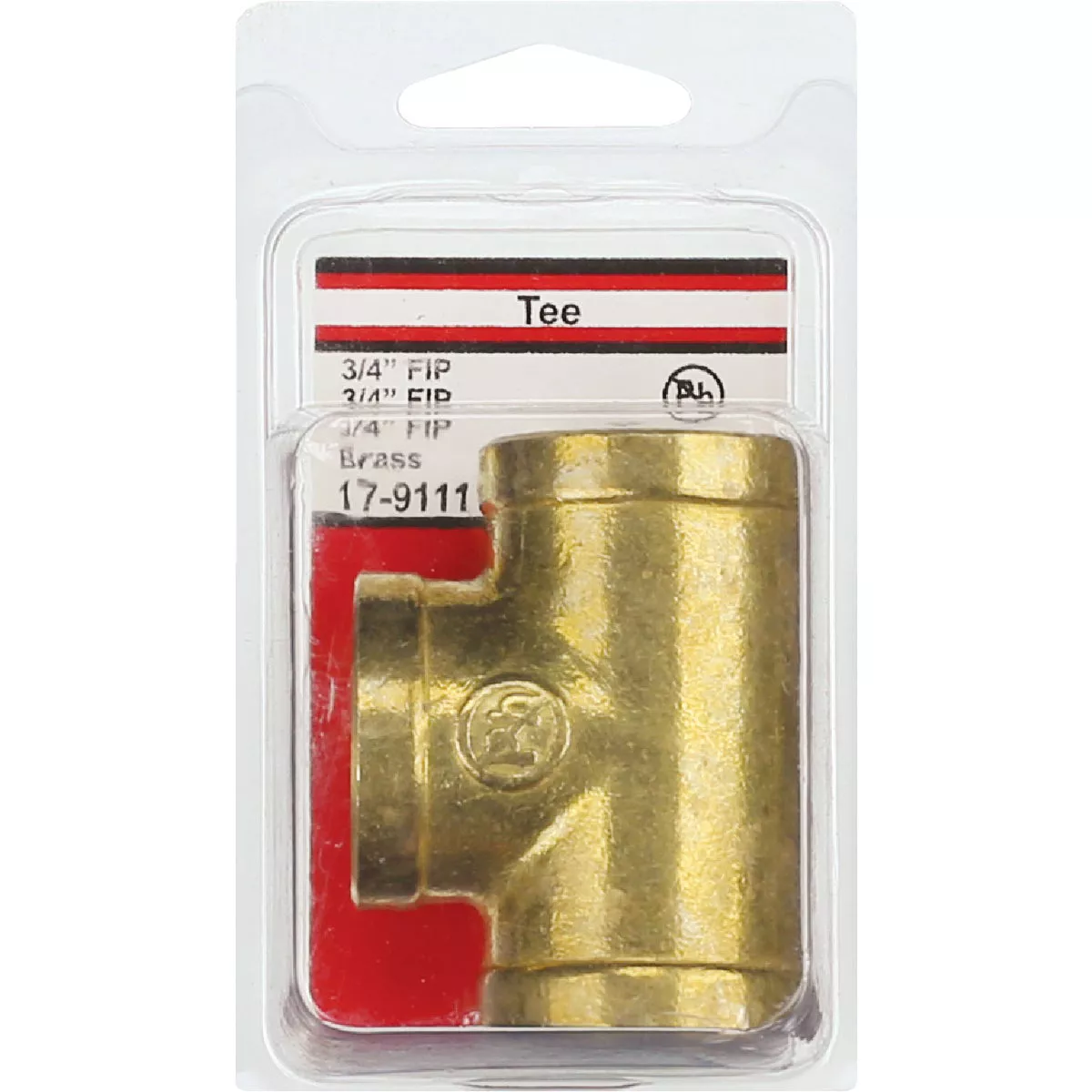 Lasco 3/4 In. FPT Yellow Brass Tee - photo 2