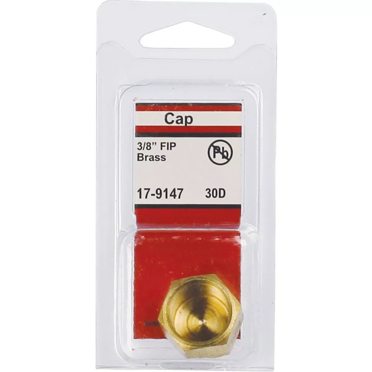 Lasco 3/8 In. Red Brass Threaded Pipe Cap - photo 2