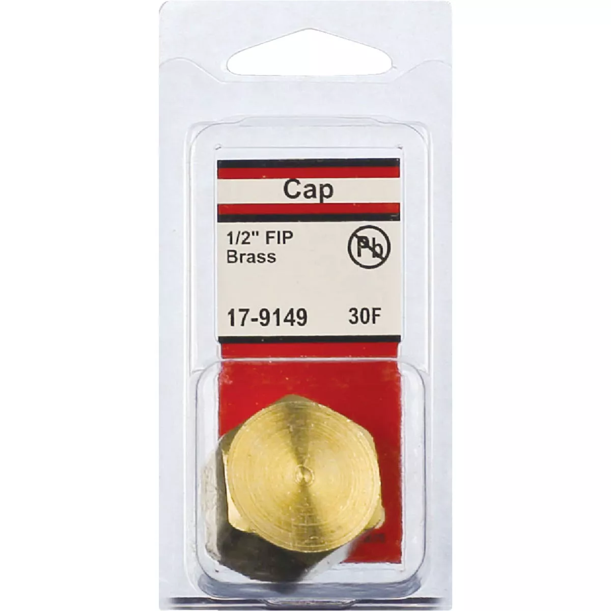 Lasco 1/2 In. Red Brass Threaded Pipe Cap - photo 2