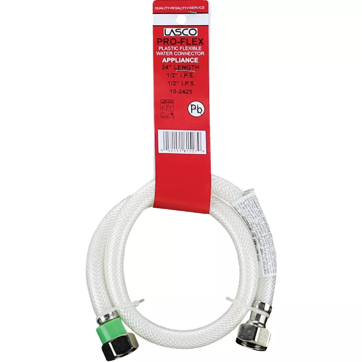 Lasco 1/2 In. FIP x 1/2 In. FIP X 24 In. L Braided Poly Vinyl Faucet Connector - photo 2