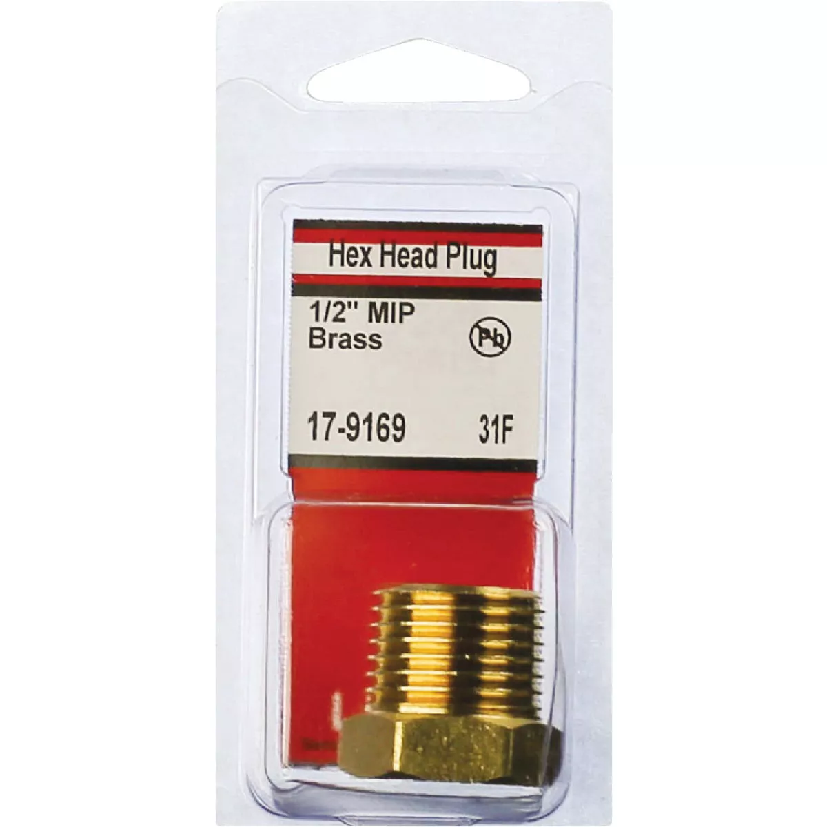 Lasco 1/2 In. MPT Brass Hex Head Plug - photo 2
