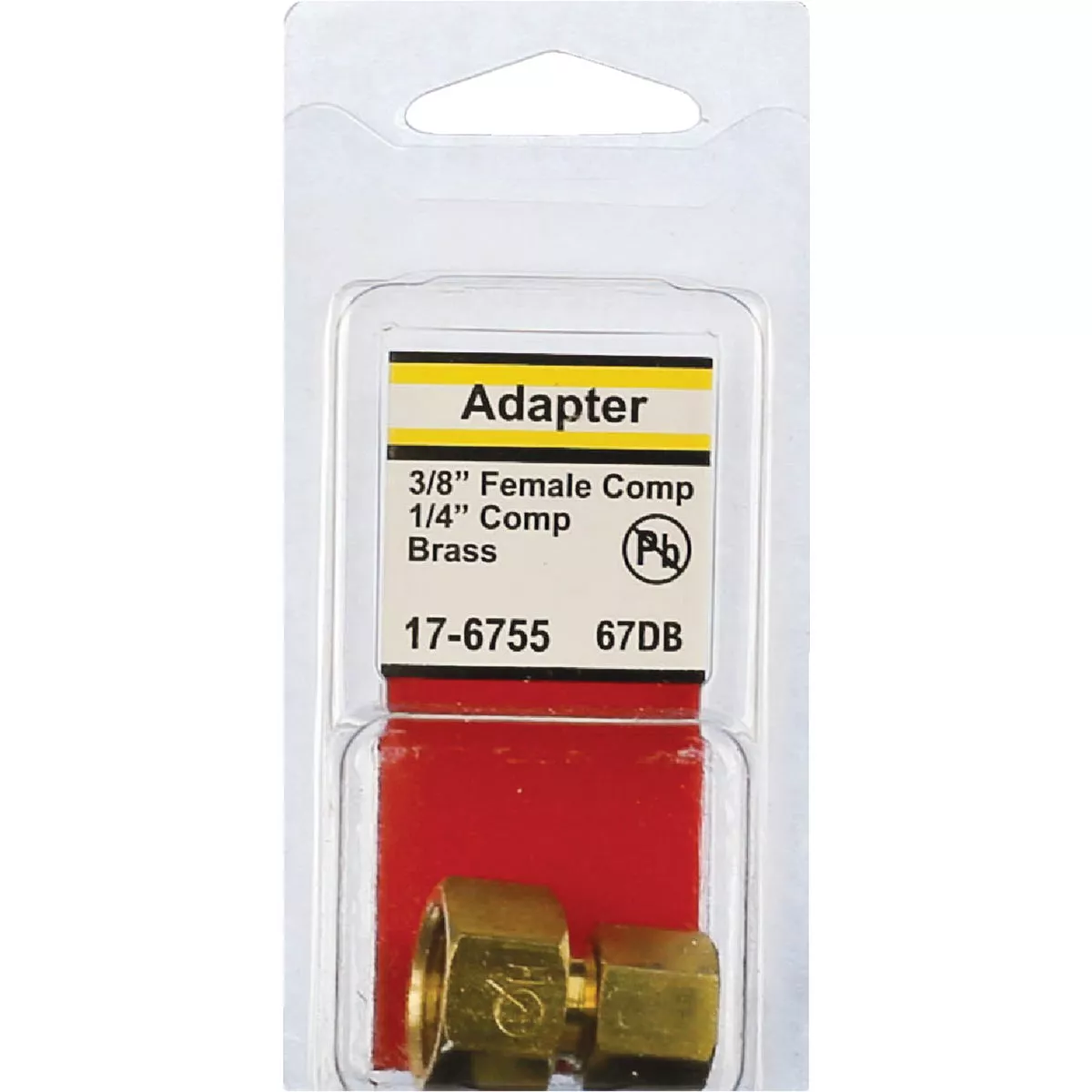 Lasco 3/8 In. FC x 1/4 In. MC Brass Compression Adapter - photo 2