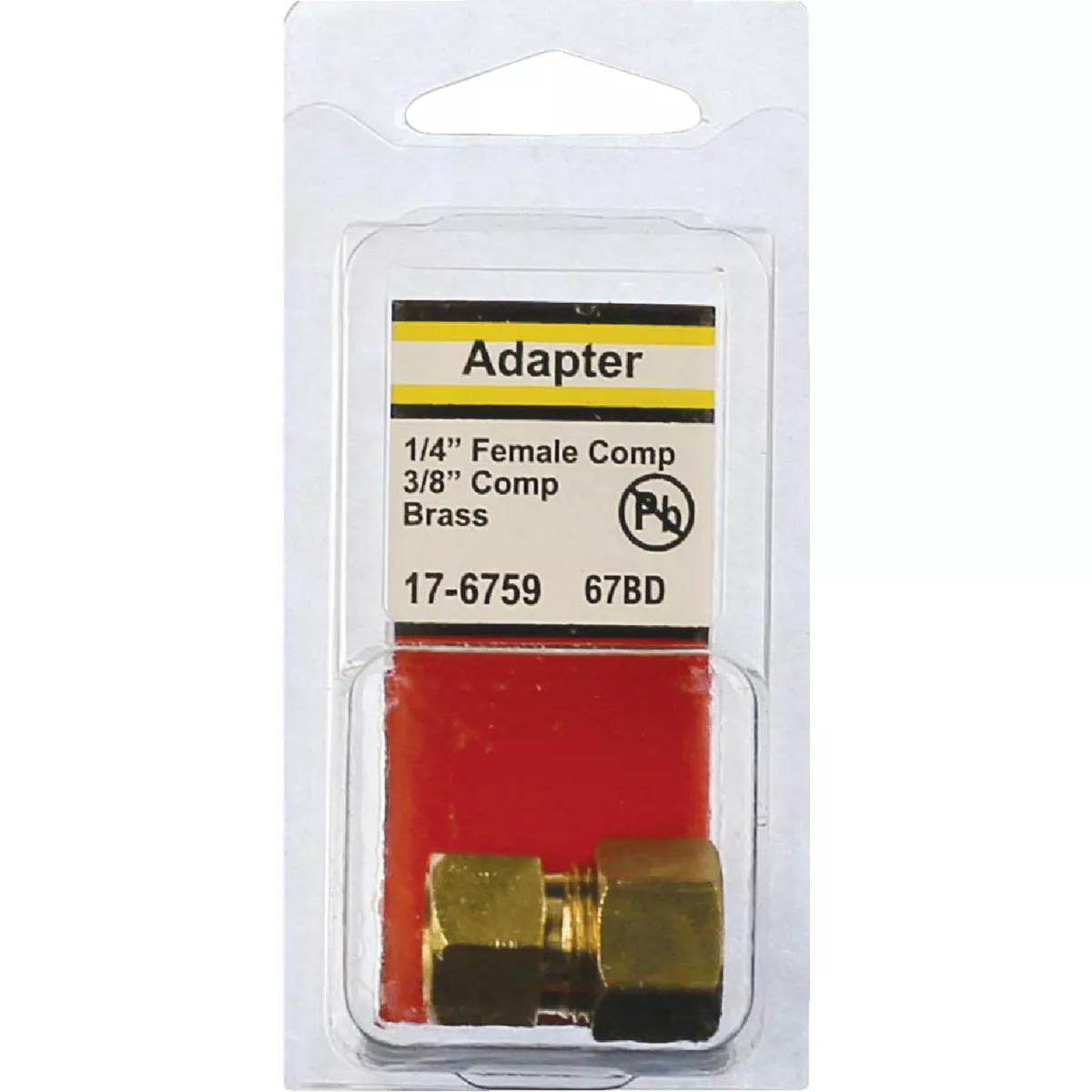 Lasco 1/4 In. FC x 3/8 In. MC Brass Compression Adapter - photo 2