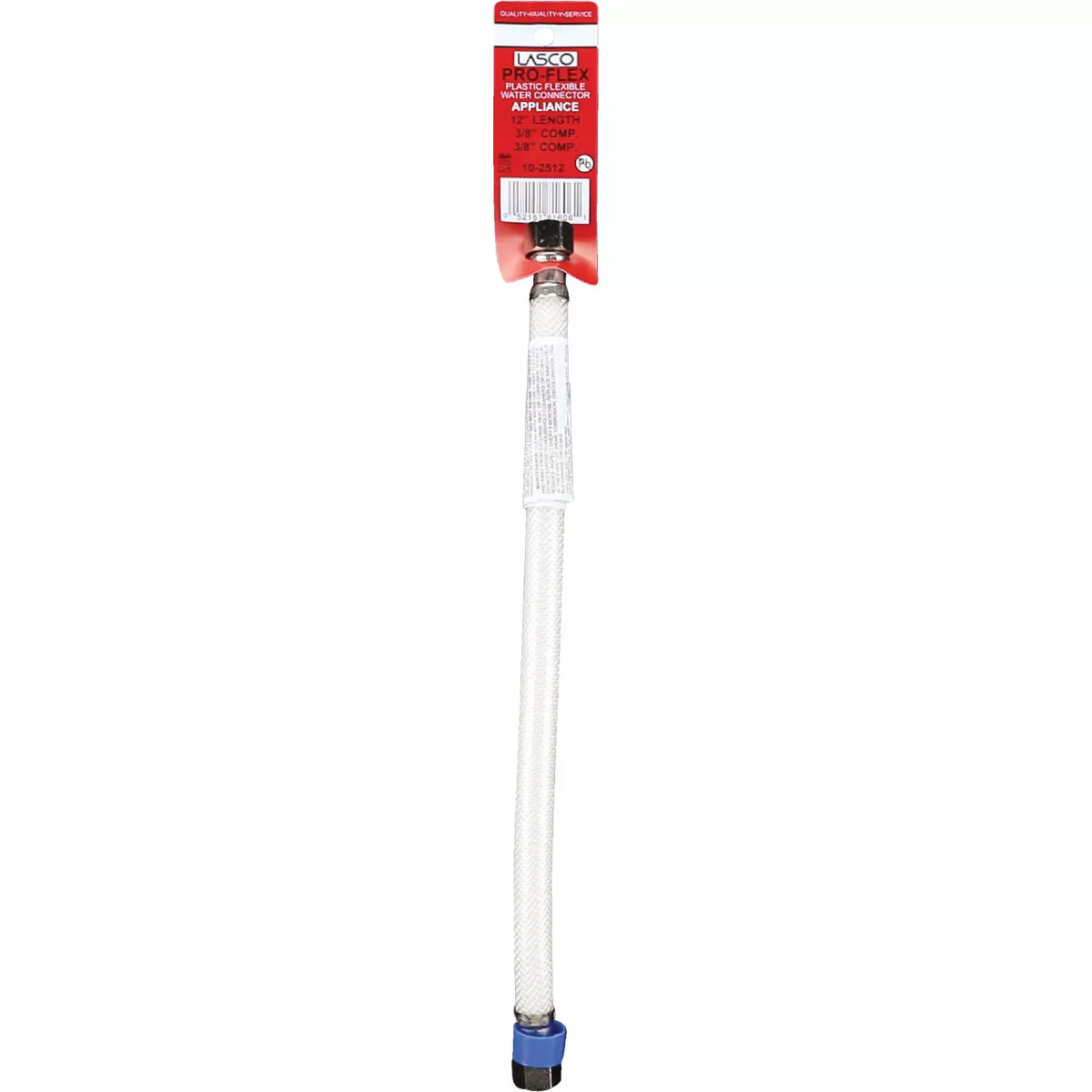 Lasco 3/8 In. C x 3/8 In. C X 12 In. L Braided Poly Vinyl Faucet Connector - photo 2