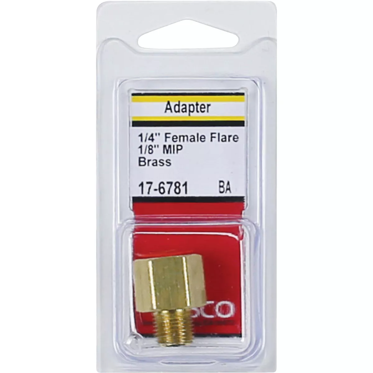 Lasco 1/4 In. F x 1/8 In. MPT Brass Flare Adapter - photo 2