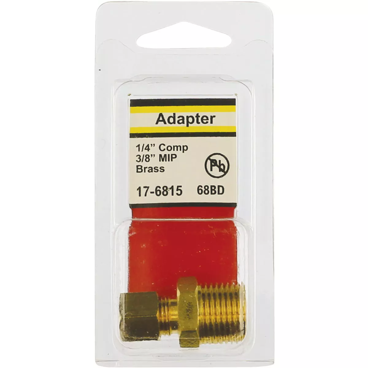 Lasco 1/4 In. C x 3/8 In. MPT Brass Compression Adapter - photo 2