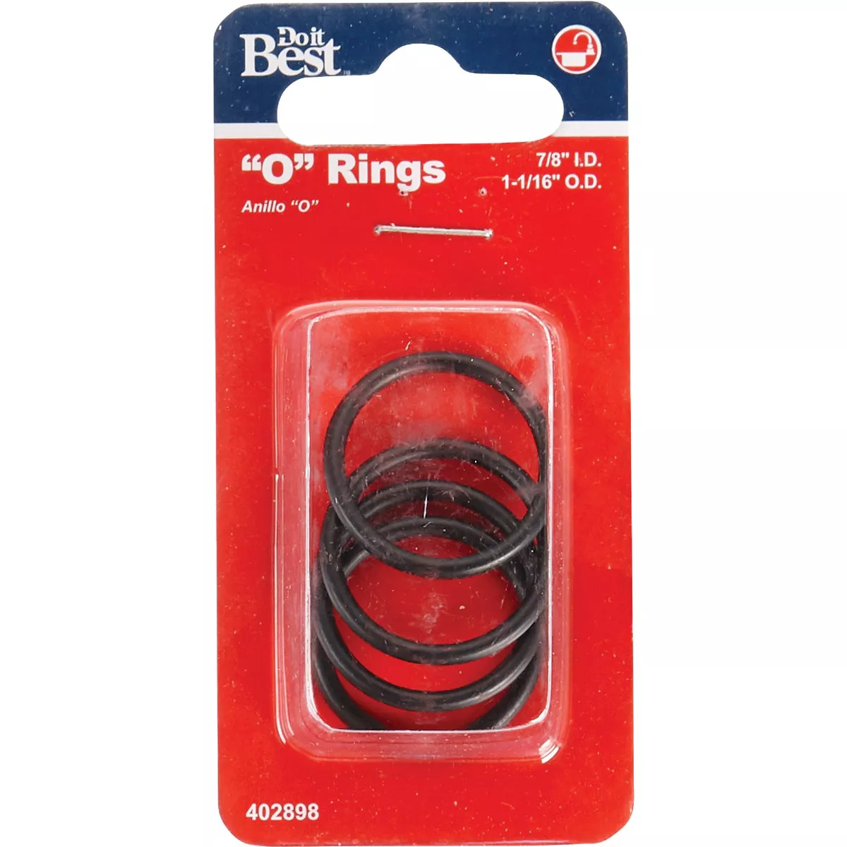 Do it Best 7/8 In. x 1-1/6 In. x 3/32 In. O-Ring (4 Ct.) - photo 2