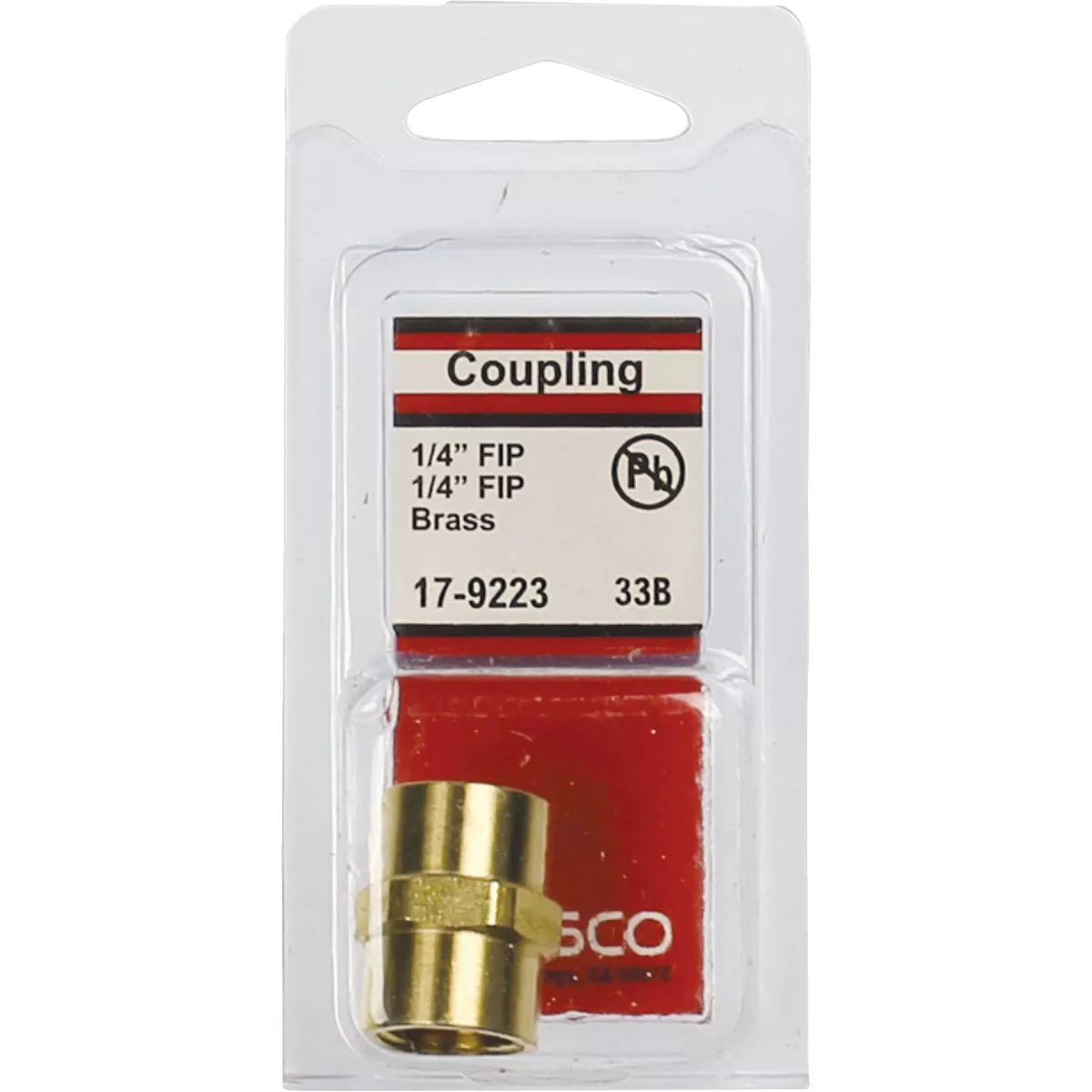 Lasco 1/4 In. FPT x 1/4 In. FPT Yellow Brass Coupling - photo 2