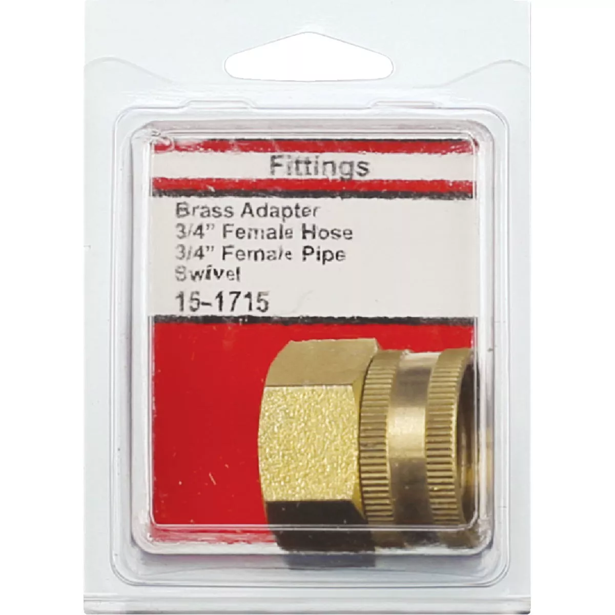 Lasco 3/4 In. FHT x 3/4 In. FPT Brass Adapter - photo 2