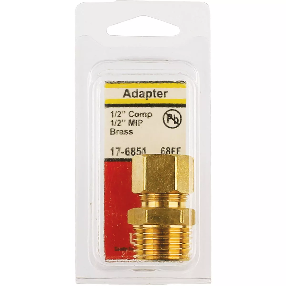Lasco 1/2 In. C x 1/2 In. MPT Brass Compression Adapter - photo 2
