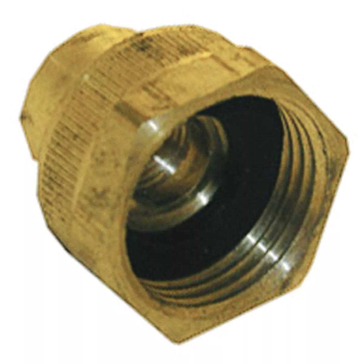 Lasco 3/4 In. FHT x 1/4 In. Female Pipe Tap Brass Cap