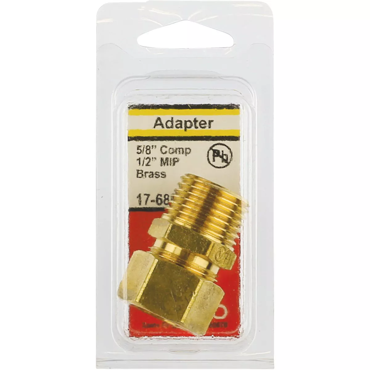 Lasco 5/8 In. C x 1/2 In. MPT Brass Compression Adapter - photo 2
