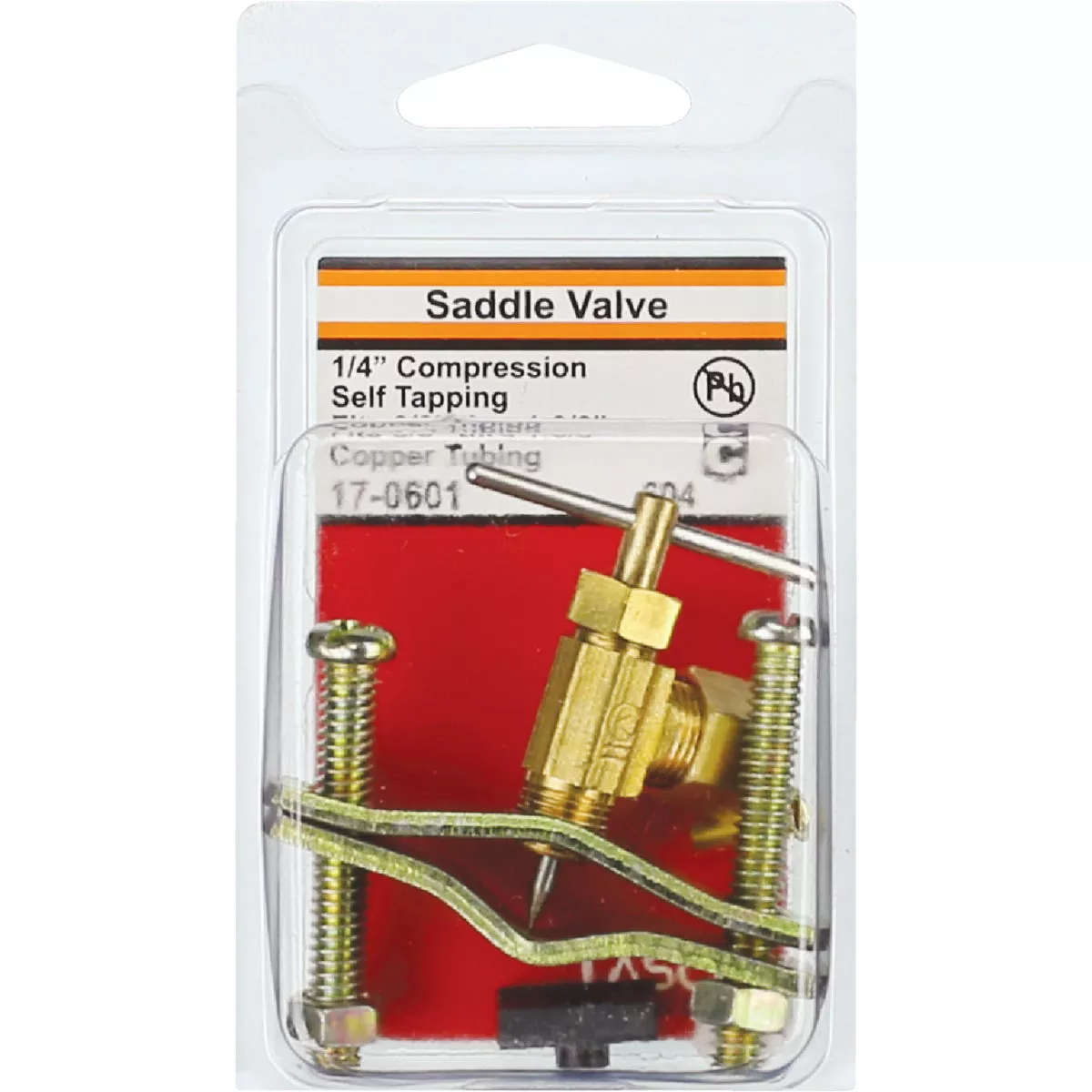 Lasco Compression Outlet Self Tapping Brass Saddle Needle Valve - photo 2