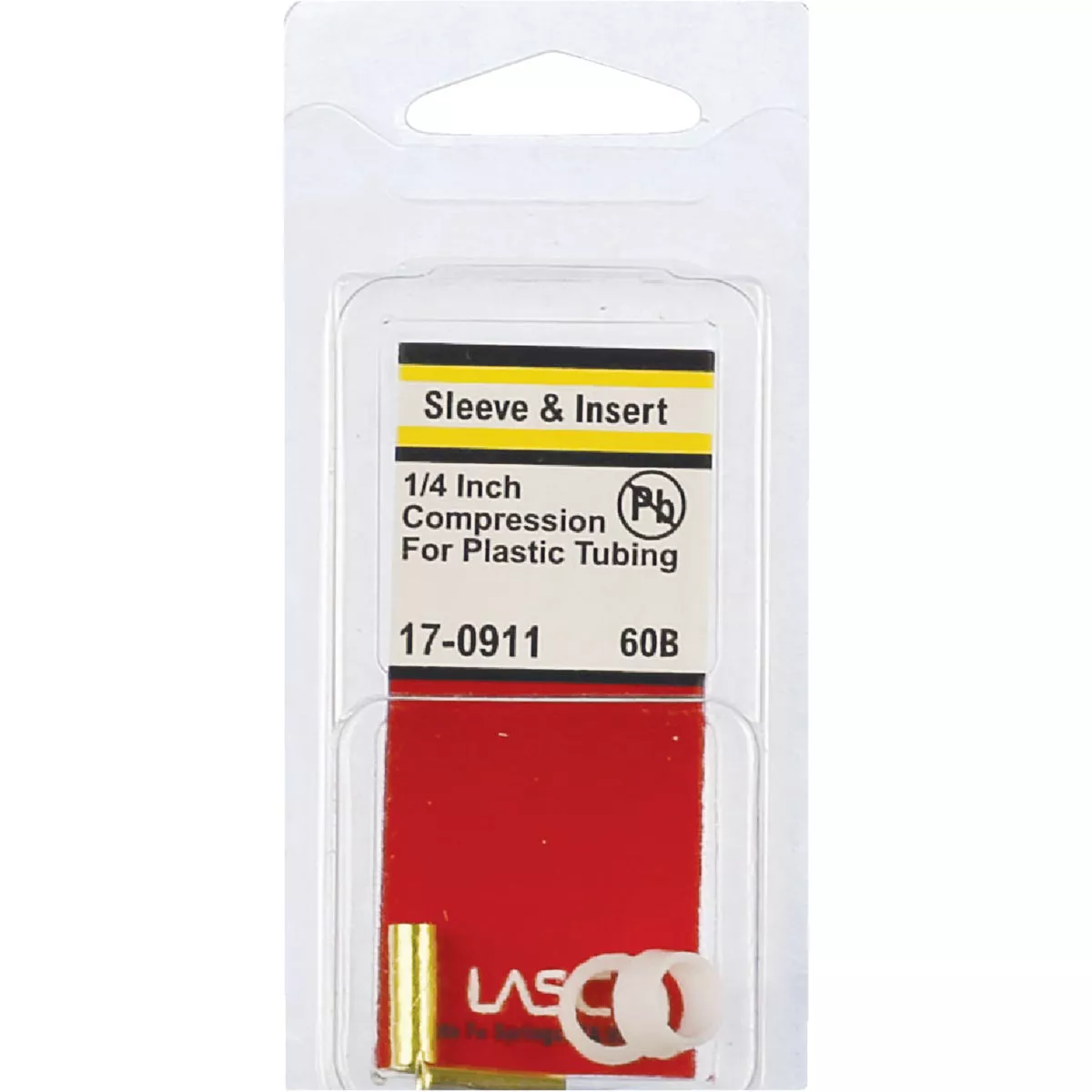 Lasco 1/4 In. OD Hard Plastic & Brass Compression Insert - photo 2