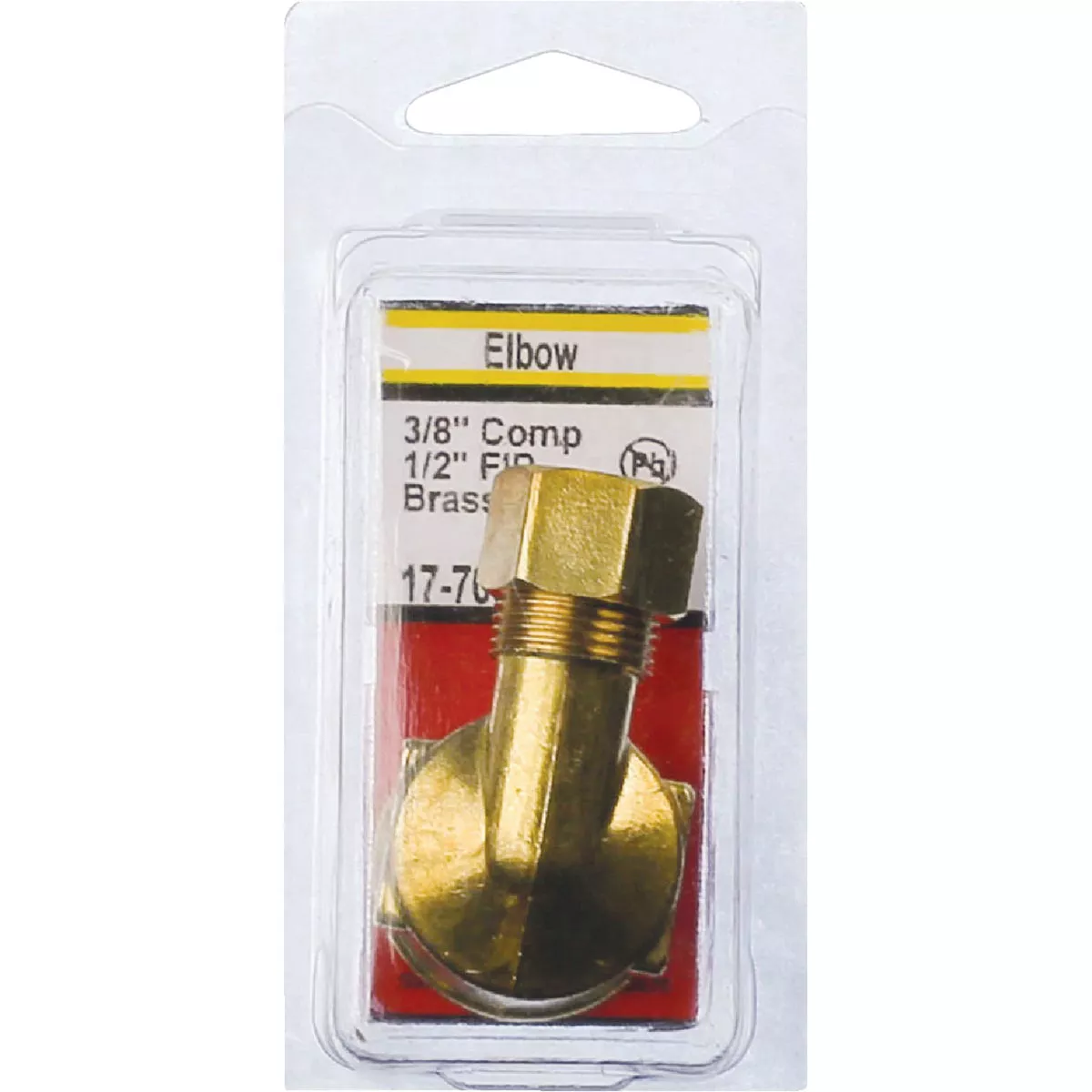Lasco 3/8 In. C x 1/2 In. FPT 90 Deg. Compression Brass Elbow (1/4 Bend) - photo 2