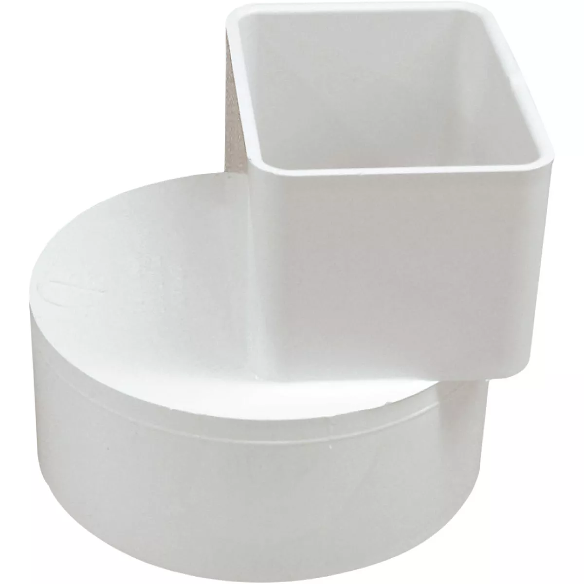 IPEX 2 In. x 3 In. Downspout to 4 In. PVC Pipe Offset Adapter - photo 2