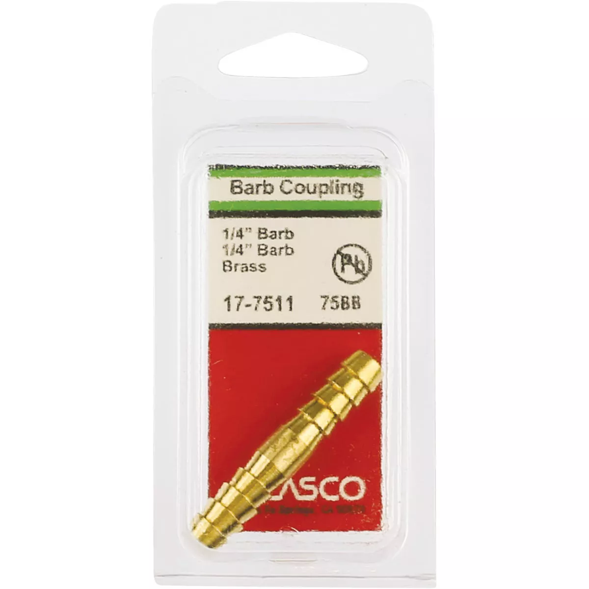 Lasco 1/4 In. Brass Hose Barb Coupling - photo 2
