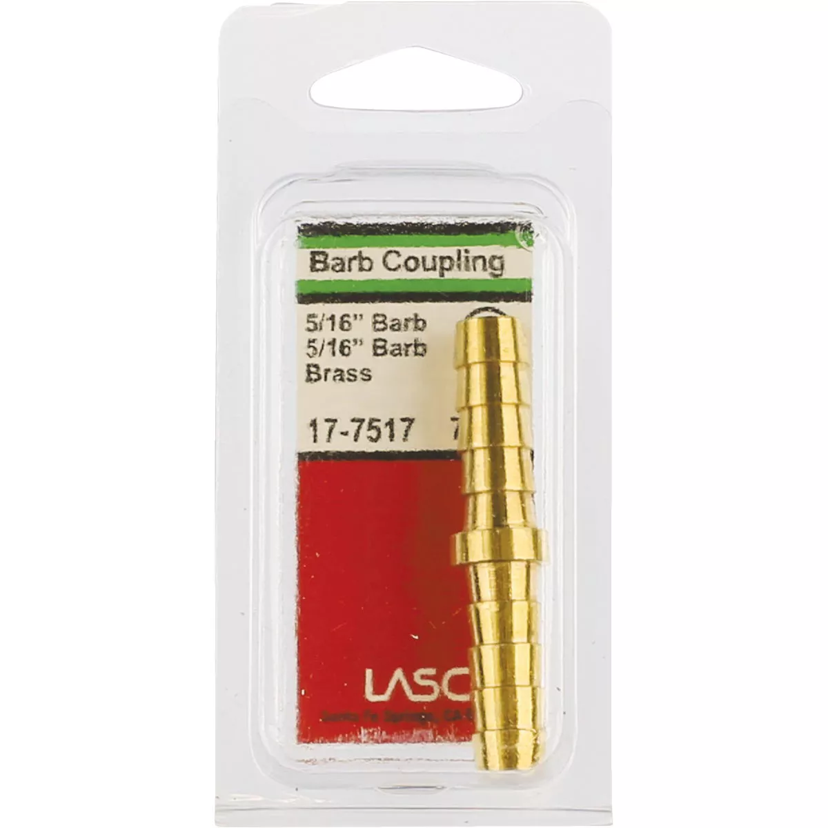 Lasco 5/16 In. Brass Hose Barb Coupling - photo 2
