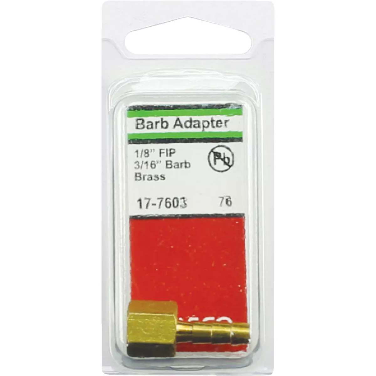 Lasco 1/8 In. FPT X 3/16 In. Brass Hose Barb Adapter - photo 2