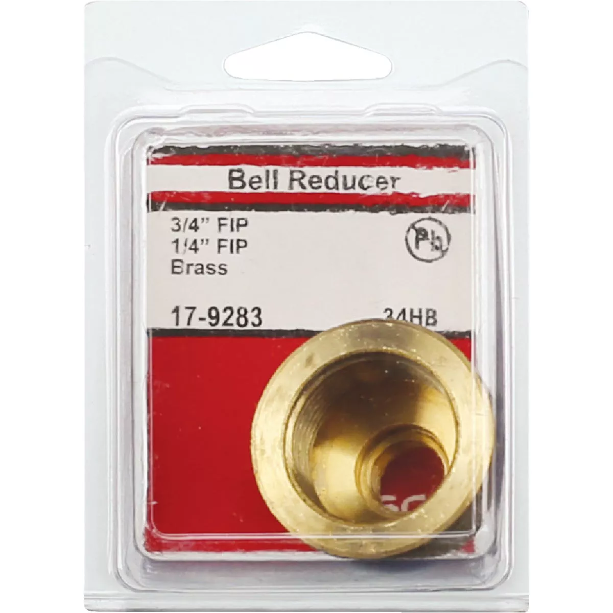 Lasco 3/4 In. FPT x 1/4 In. FPT Red Brass Reducing Bell Coupling - photo 2