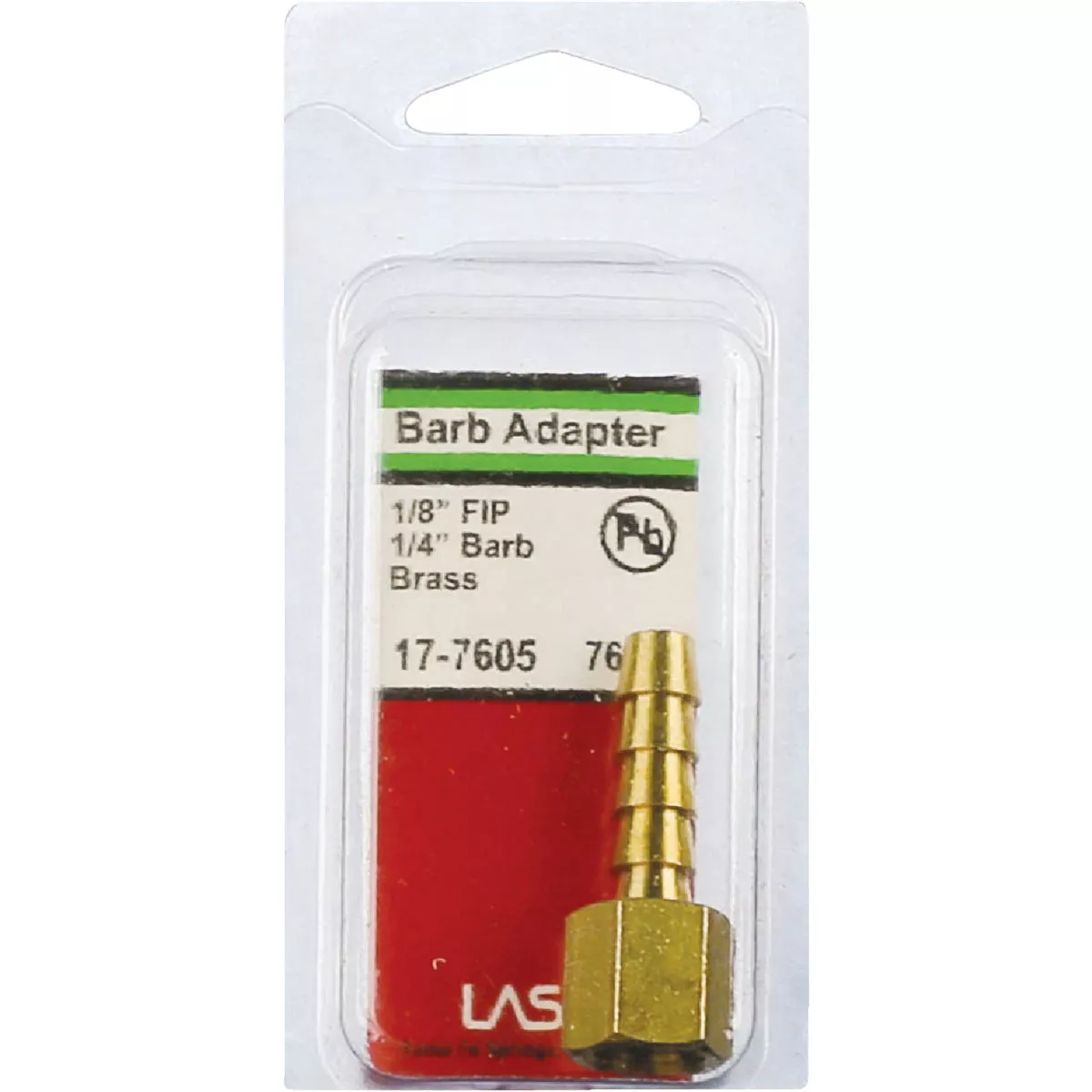 Lasco 1/8 In. FPT X 1/4 In. Brass Hose Barb Adapter - photo 2