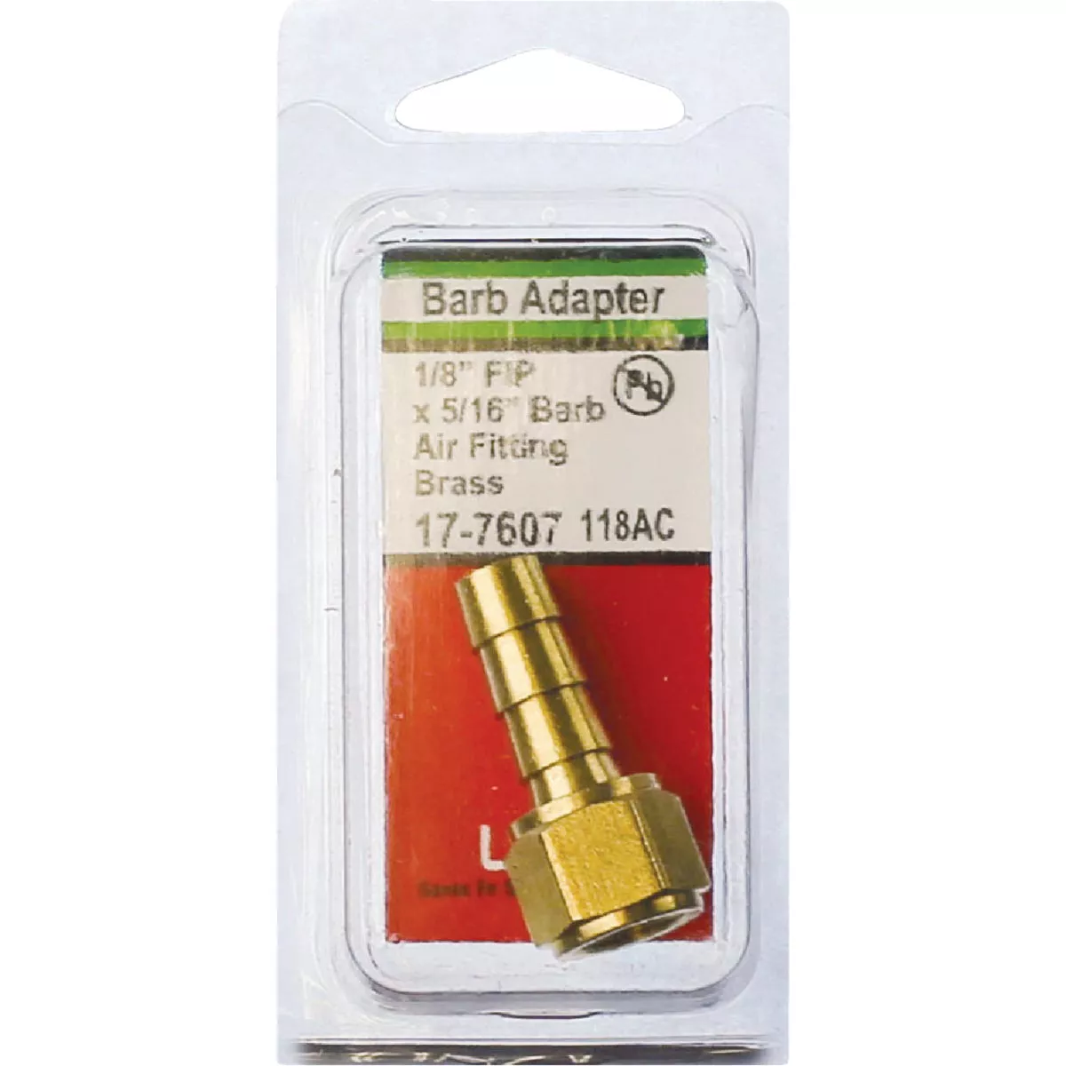 Lasco 1/8 In. FPT X 5/16 In. Brass Hose Barb Adapter - photo 2