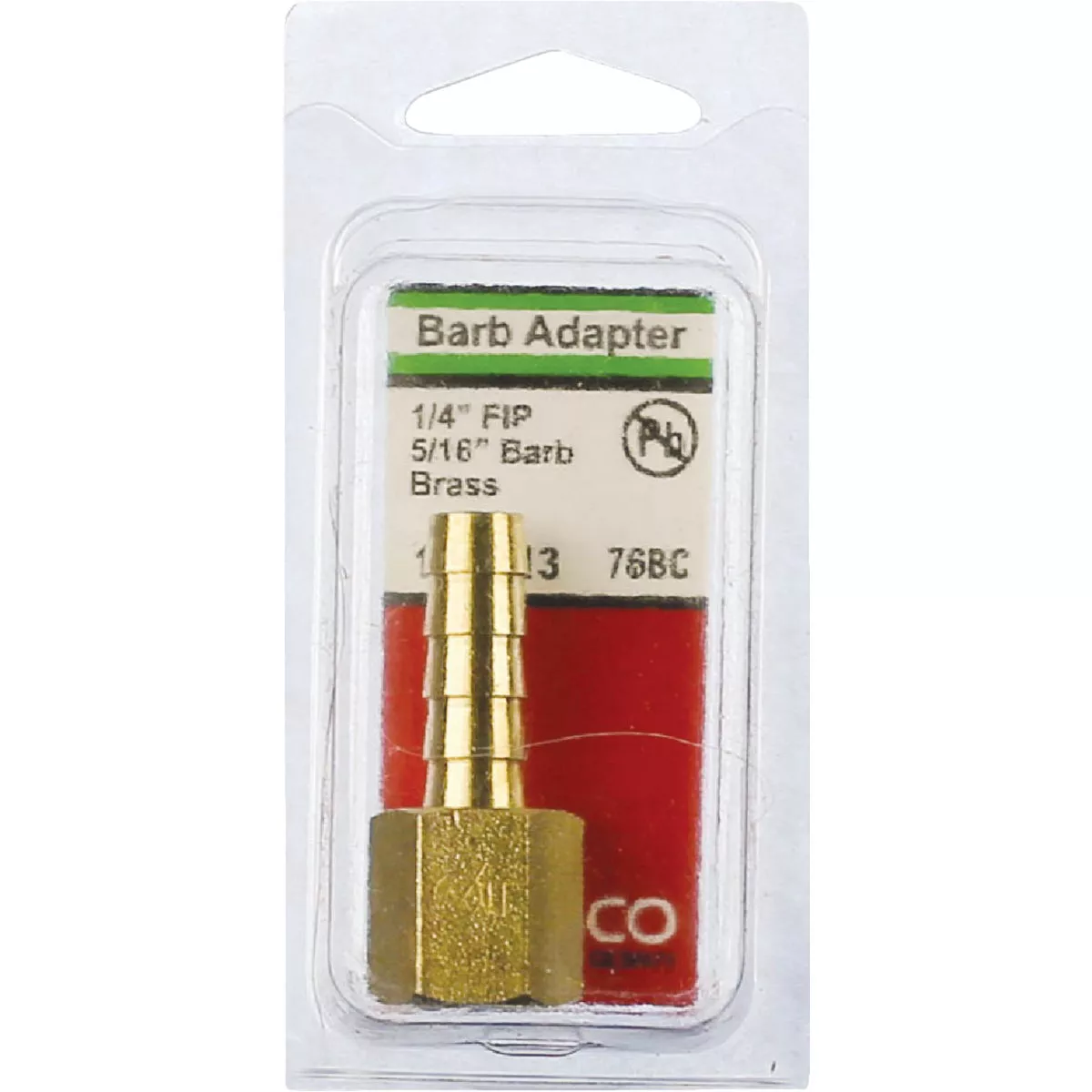 Lasco 1/4 In. FPT x 5/16 In. Brass Hose Barb Adapter - photo 2