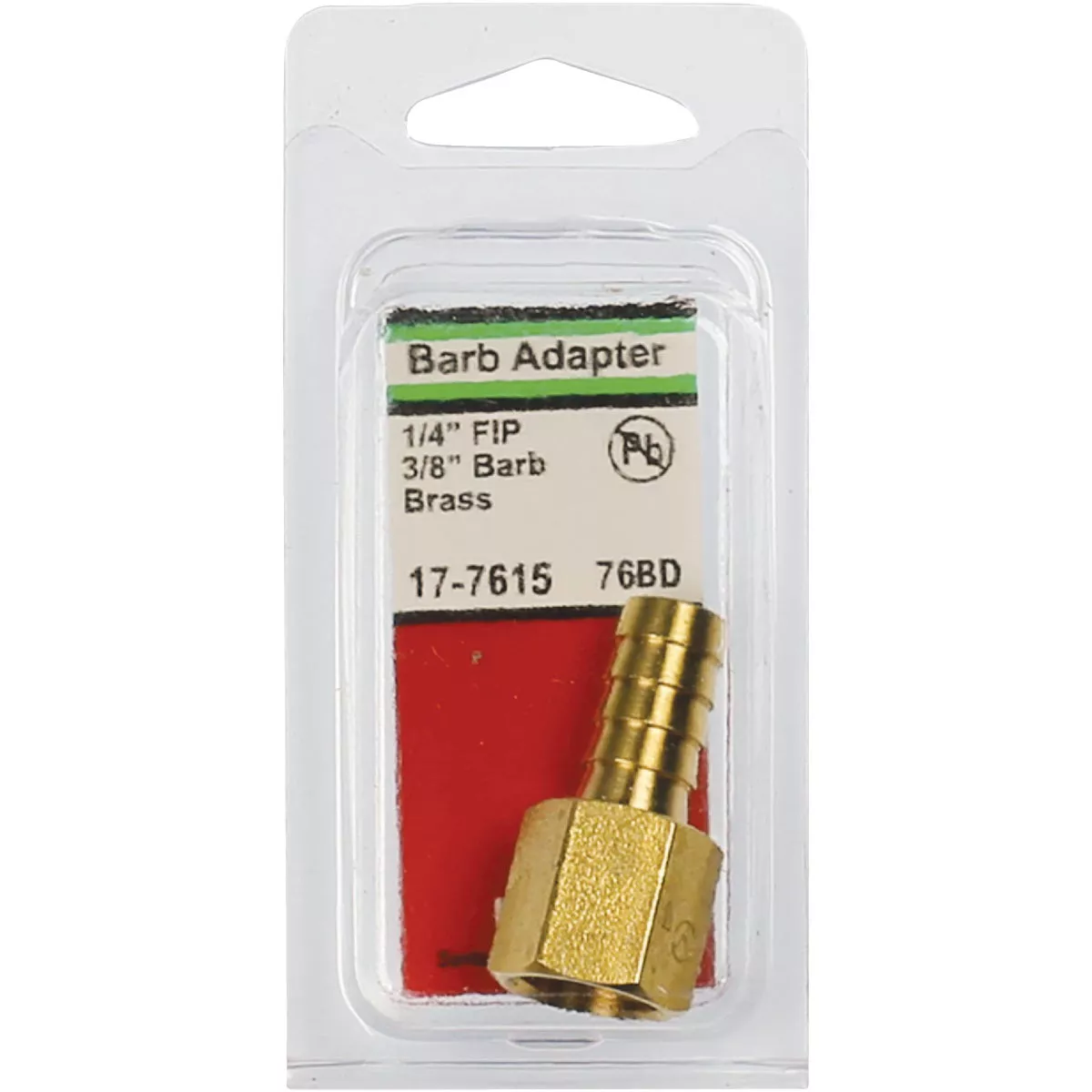 Lasco 1/4 In. FPT x 3/8 In. Brass Hose Barb Adapter - photo 2