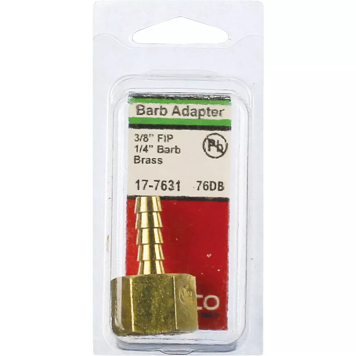 Lasco 3/8 In. FPT x 1/4 In. Brass Hose Barb Adapter - photo 2